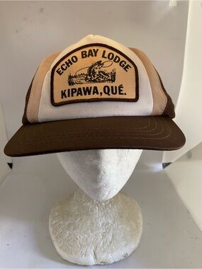 Kipawa, Qué. Brown & Cream Trucker Hat
